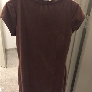 Brown Bodycon T-shirt Dress